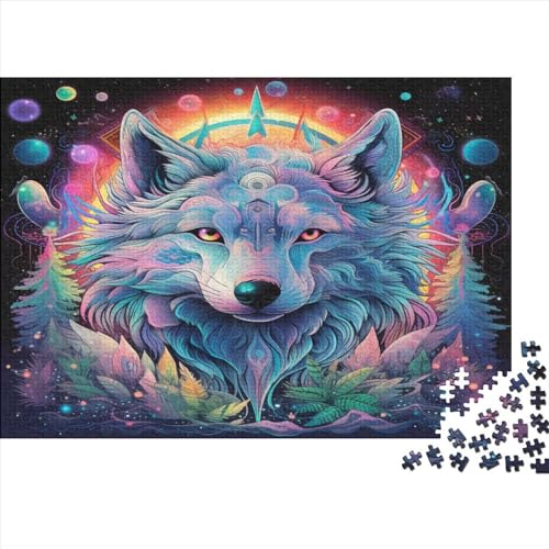 Wolf Puzzle 1000 Teile Puzzles Für Erwachsene Klassische Puzzles 1000 Teile Erwachsene Puzzlespiel Erwachsene 1000 Teile Erwachsenen Puzzlespiel Puzzel 1000pcs (75x50cm) von BZAVEODFS