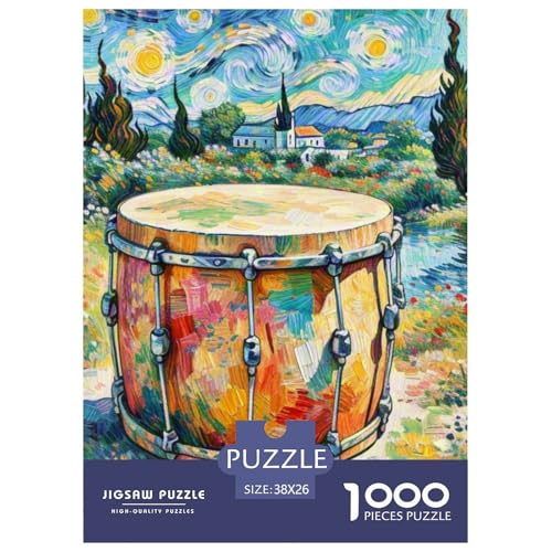 Trommel 1000 Teile Musikinstrument Jigsaw Puzzles Impossible Spiel Clever Rätsel Für Erwachsene Und Kinder 38x26cm/1000pcs Trommel 1000 Teile Musikinstrument Jigsaw Puzzles Impossible Spiel Clever Rätsel Für Erwachsene Und Kinder 38x26cm/1000pcs von BZZOLASP