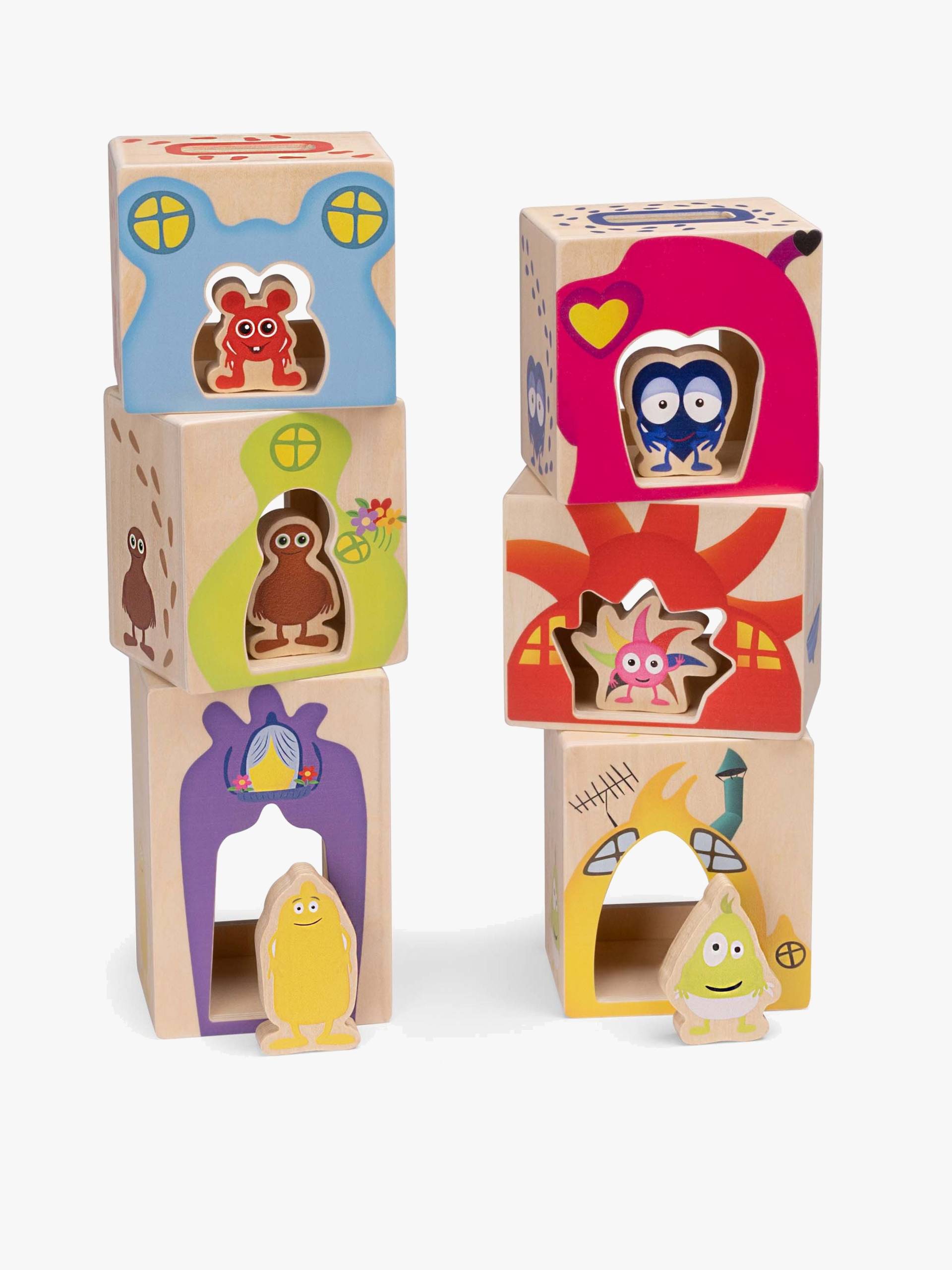 Babblarna Haus mit Holzfiguren, Holz Babblarna Haus mit Holzfiguren, Holz von Babblarna