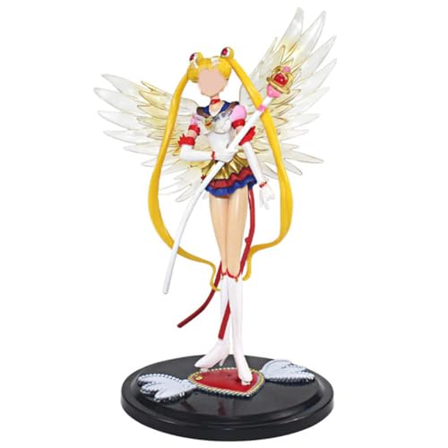 Babioms Figurine Sailor Moon, Sailor Moon Anime Figure Model Sailor Moon Statue Birthday Cake Decoration Car Decorations Wedding Party Decoration Supplies for Children's Birthday Decoration von Babioms