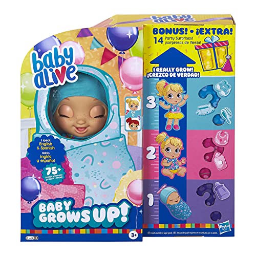 Baby Alive Baby Grows Up - Pack mit extra Überraschungen (Happy) - Happy Hope oder Merry Meadow von Baby Alive