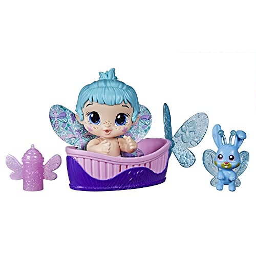 Baby Alive Glo Pixies Minis Doll, Aqua Flutter, Glow-in-The-Dark Doll for Kids Ages 3 and Up, 3.75-Inch Pixie Toy with Surprise Friend von Baby Alive