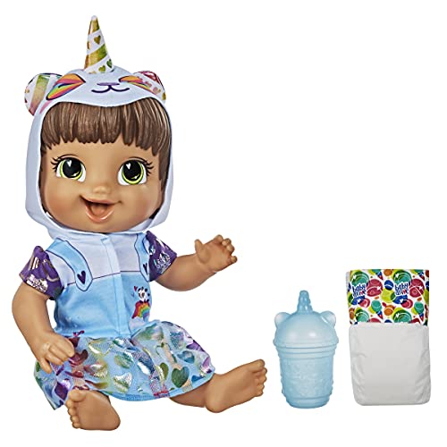 Baby Alive Tinycorns Doll, Panda Unicorn, Accessories, Drinks, Wets, Brown Hair Toy for Kids Ages 3 Years and Up Baby Alive Tinycorns Doll, Panda Unicorn, Accessories, Drinks, Wets, Brown Hair Toy for Kids Ages 3 Years and Up von Baby Alive