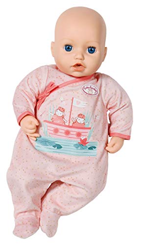 Baby Annabell 703090 Strampler 43 cm, Puppenkleidung Puppen Zubehör Strampler und Kleiderbügel in rosa oder blau, Farbe Nicht frei wählbar. von Baby Annabell