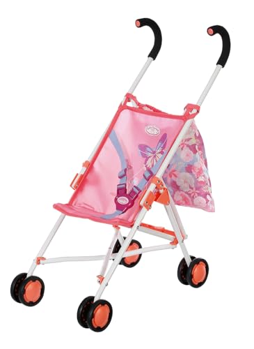 Baby Annabell - Aktiver Kinderwagen mit Tasche - Kinderwagen für Puppen von Baby Annabell