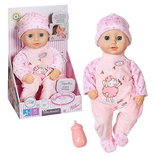 Baby Annabell Little Annabell, weiche Puppe mit Stoffkörper und Schlafaugen, 36cm, 709870 Zapf Creation von Baby Annabell