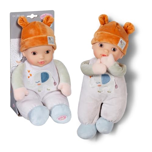 Baby Annabell for babies Sweetie Sand, weiche 30cm große Puppe aus Stoff mit integrierter Rassel, für Neugeborene, 710722 Zapf Creation von Baby Annabell