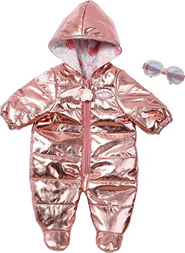 Baby Annabell Zapf Creation 701959 Deluxe Set Schneeanzug, Puppenkleidung 43 cm, metallic-Look von Baby Annabell