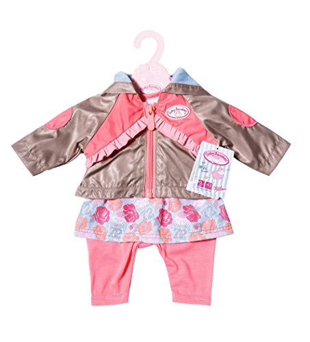 Baby Annabell Active Jeans Outfit, EIN Stück, 1 Puppen-Outfit für 43 cm Puppen bestehend aus Jacke, Hose und Shirt, Design Nicht frei wählbar, 701973 Zapf Creation von Baby Annabell