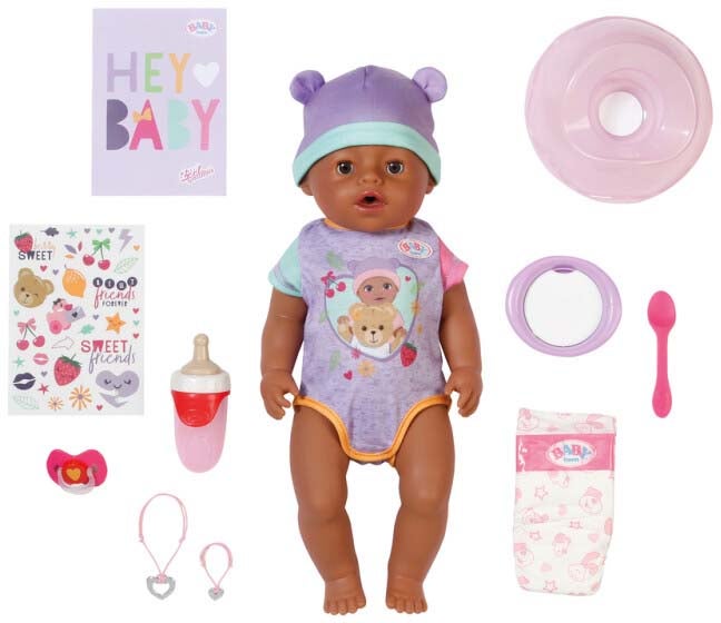 Baby Born Puppe Starter-Set Eva 43 cm von Baby Born