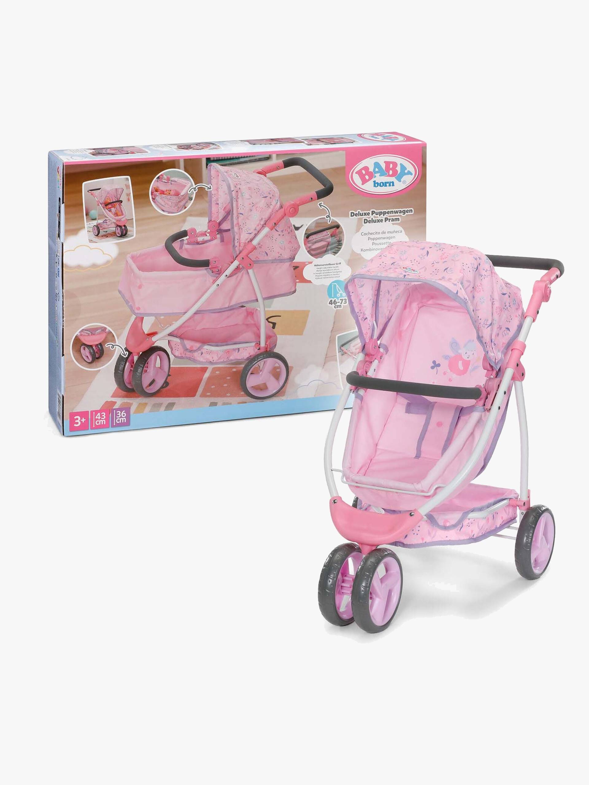Baby Born Puppenwagen Deluxe, Blume Baby Born Puppenwagen Deluxe, Blume von Baby Born