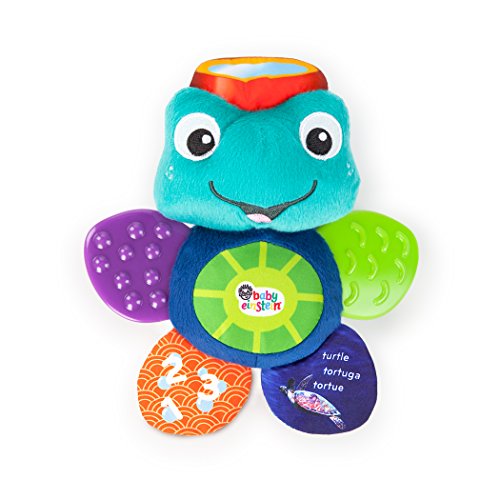 Baby Einstein, Schildkröte Musikspielzeug aus Plüsch, spielt Melodien, spricht 3 Sprachen, besteht aus weichem, zum Beißen geeignetem Material von Baby Einstein