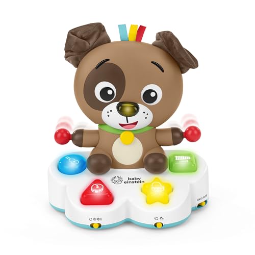 Baby Einstein, Drum & Learn Dean Musikalisches Lernspielzeug – Multisensorisches Babyspielzeug, 2 Spielmodi, Farben, Formen & Instrumenten, 50+ Klänge, Ab 6 Monaten von Baby Einstein