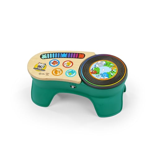 Baby Einstein, Hape DJ Discovery Musikspielzeug Plattenspieler – Baby Plattenspieler Über 50 Klänge & Melodien, Reagiert Auf Leichteste Berührung, Ab 6 Monaten von Baby Einstein