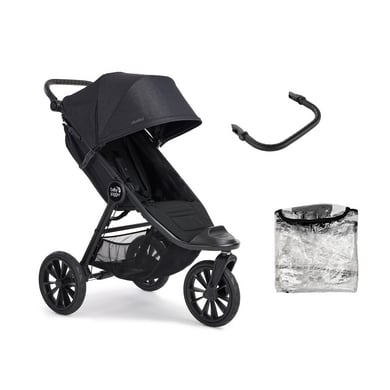 baby jogger Sportwagen City Elite 2 Opulent Black inklusive Sicherheitsbügel und Wetterschutz von Baby Jogger