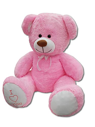 Baby Pluesh XXL Teddybär Plüsch Kuschel Stoff Plüsch Riesen Teddy Bär Groß 160cm (Rosa) von Baby Pluesh