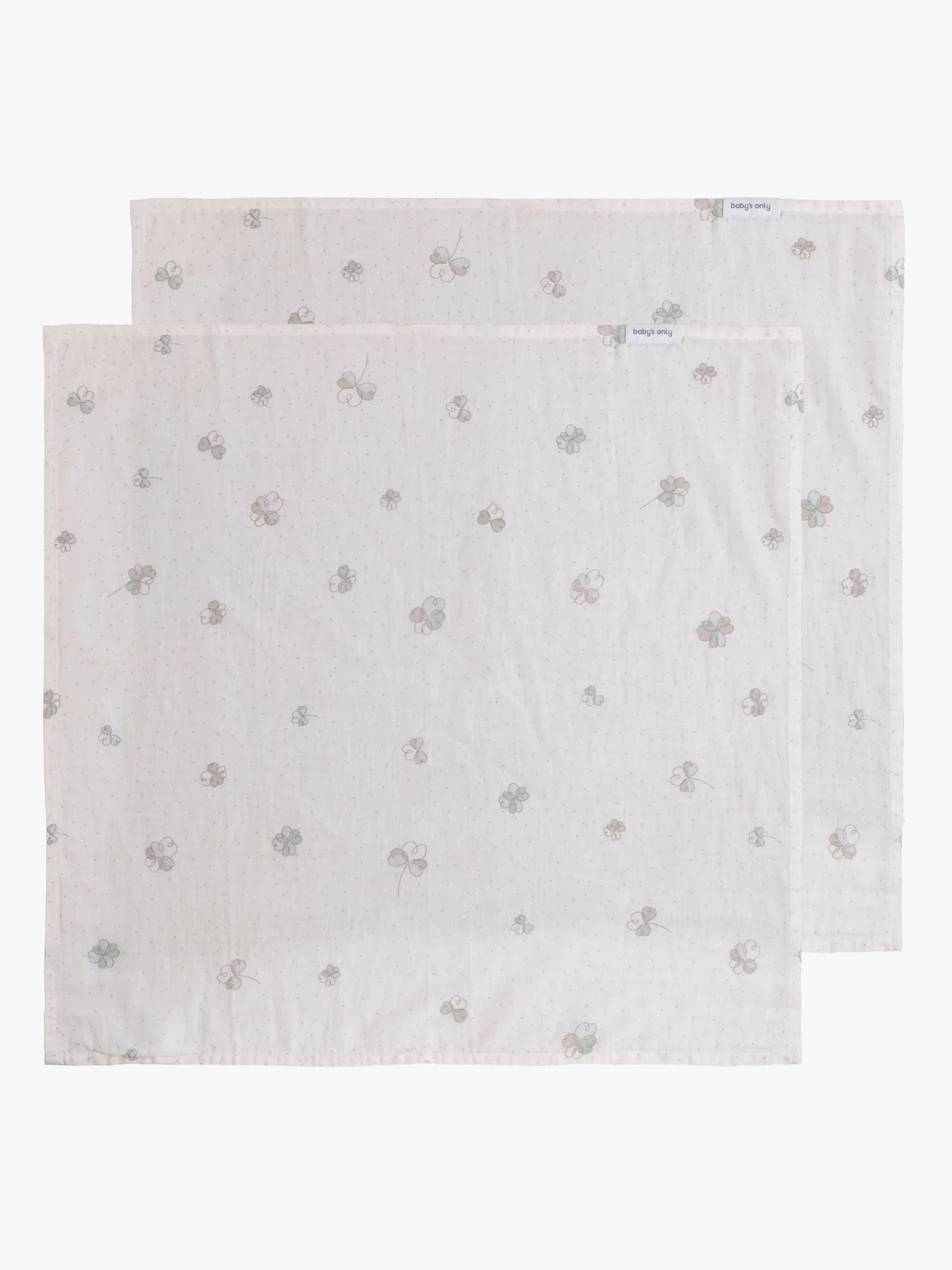 Baby's Only Pucktuch 115x115 cm 2er-Pack, Tender Clover Baby's Only Pucktuch 115x115 cm 2er-Pack, Tender Clover von Baby's Only
