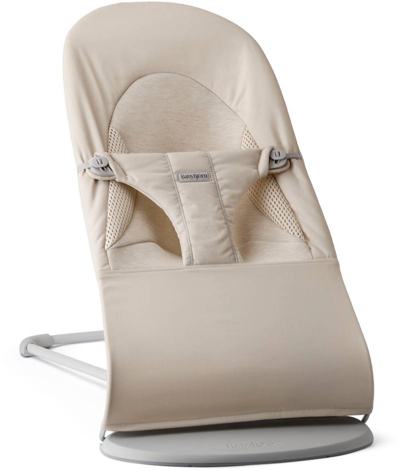 BabyBjörn Balance Soft Babywippe Gewebt/Jersey, Beige von BabyBjörn