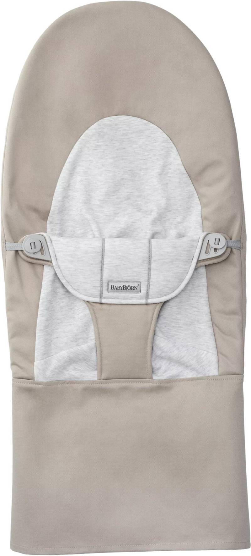 BabyBjörn Balance Soft Stoffsitz Gewebt Jersey-Stoff, Beige/Grau von BabyBjörn