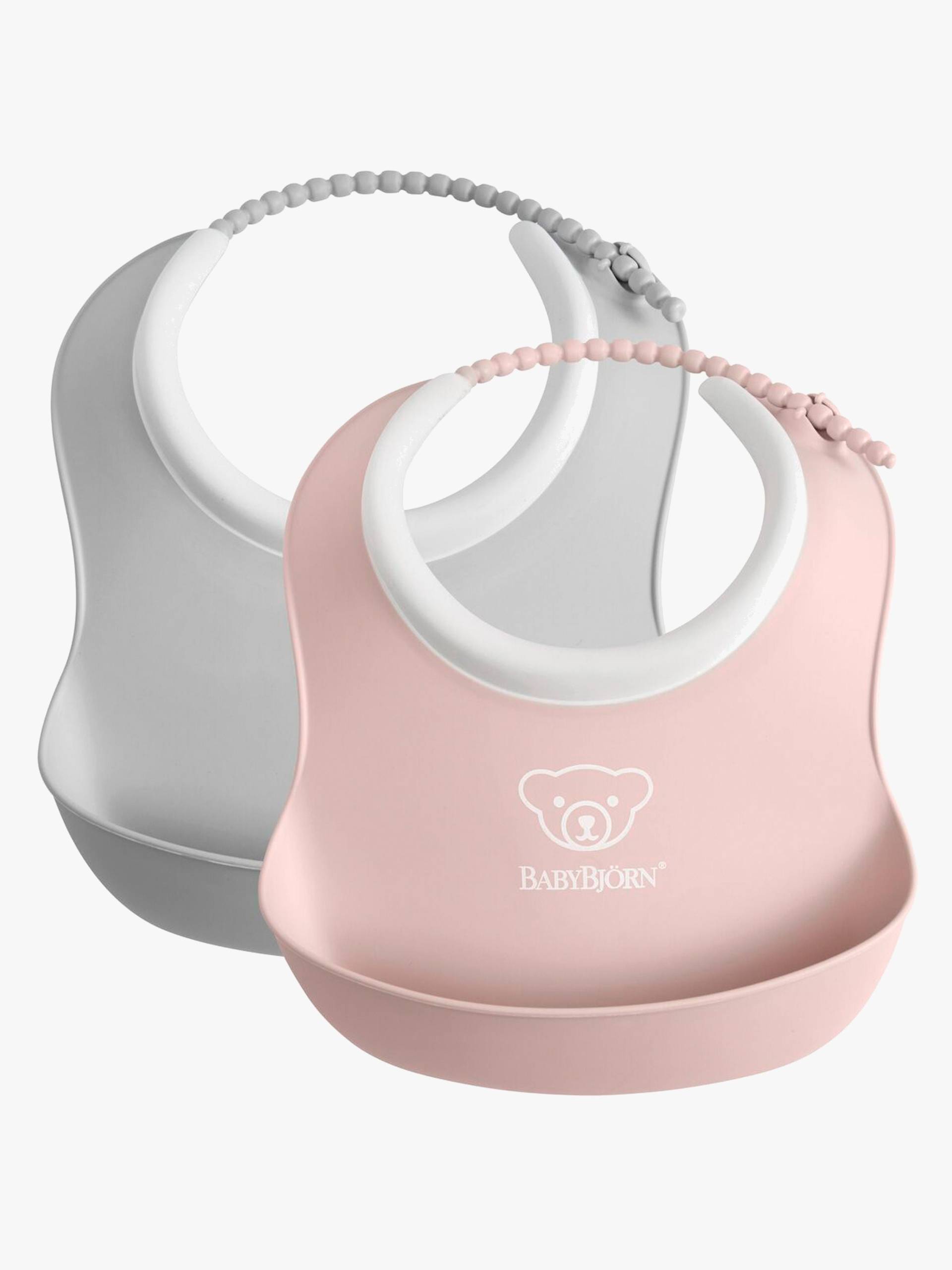 BabyBjörn Lätzchen-Set 2er-Pack, Grau/Rosa BabyBjörn Lätzchen-Set 2er-Pack, Grau/Rosa von BabyBjörn