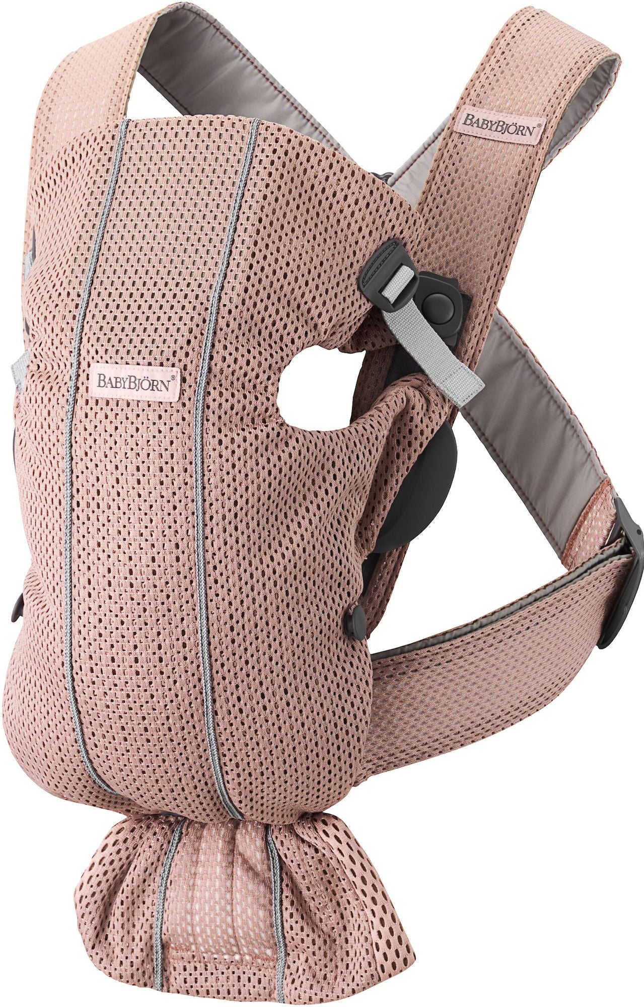 BabyBjörn Mini Babytrage 3D Mesh, Dusty Pink von BabyBjörn