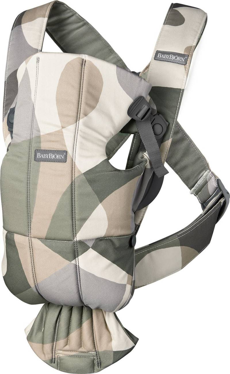 BabyBjörn Mini Babytrage Baumwolle, Khaki von BabyBjörn