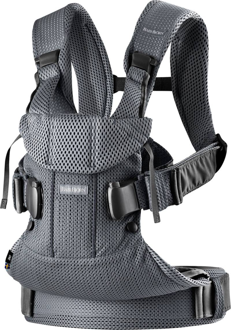 BabyBjörn One Air Babytrage 3D Mesh, Antracit Grey von BabyBjörn