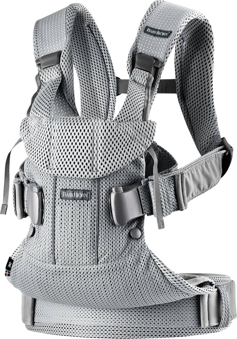 BabyBjörn One Air Babytrage 3D Mesh, Silver von BabyBjörn