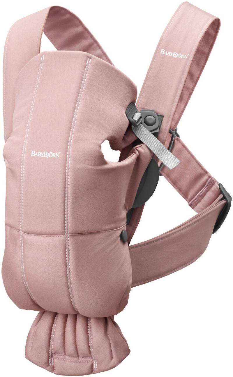 Babybjörn Mini Babytrage Gewebt, Dusty Pink von BabyBjörn