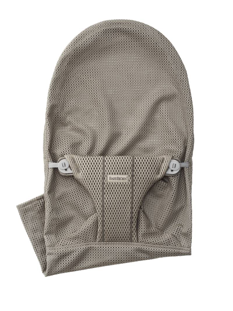 Zusätzlicher Stoffsitz für Babywippe Bliss - Grau-Beige / Netzstoff von BabyBjörn