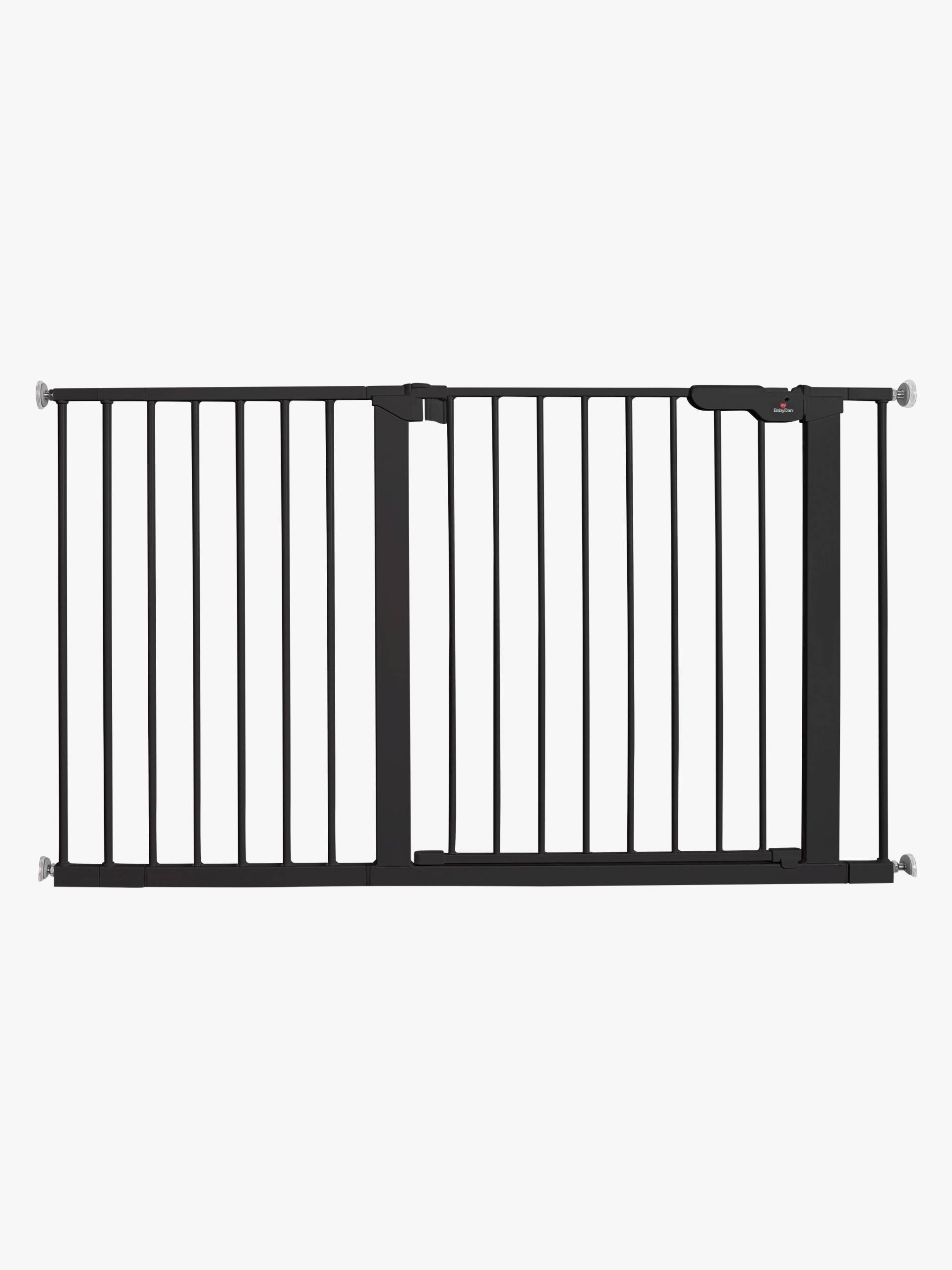 BabyDan Premier Klemmgitter + 8 Erweiterungen 126-132,2 cm, Schwarz BabyDan Premier Klemmgitter + 8 Erweiterungen 126-132,2 cm, Schwarz von BabyDan