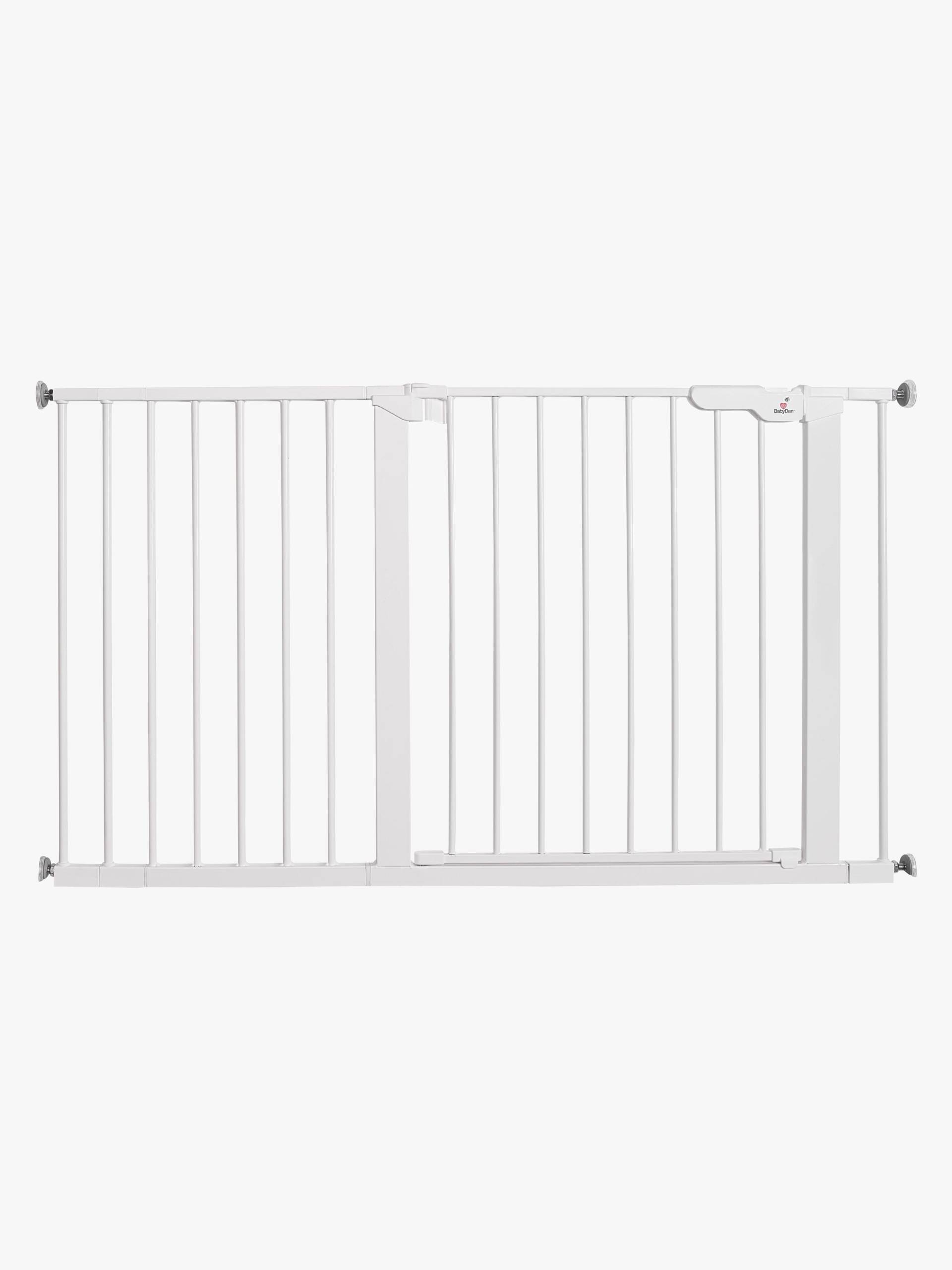 BabyDan Premier Klemmgitter + 8 Erweiterungen 126-132,2 cm, Weiß BabyDan Premier Klemmgitter + 8 Erweiterungen 126-132,2 cm, Weiß von BabyDan