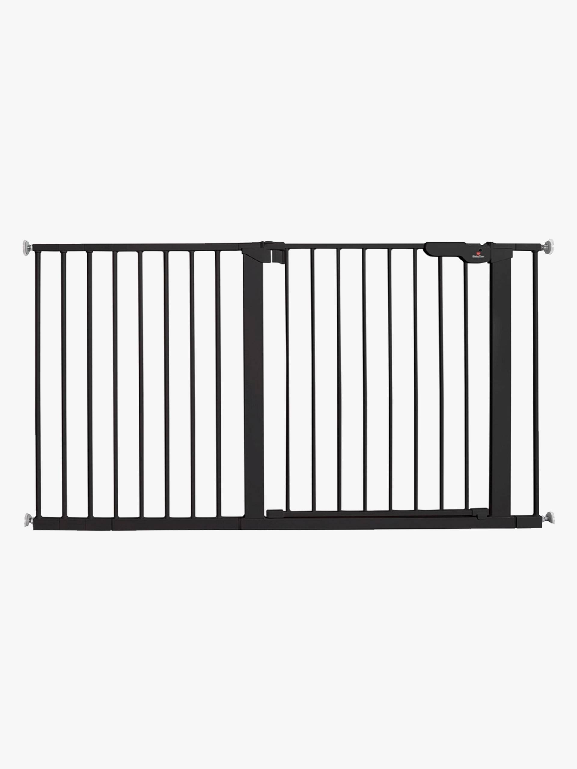 BabyDan Premier Klemmgitter + 9 Erweiterungen 126-132,2 cm, Schwarz BabyDan Premier Klemmgitter + 9 Erweiterungen 126-132,2 cm, Schwarz von BabyDan