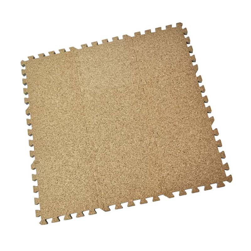 Babydan Play Mat Foam 9 Tiles - Cork Top Layer von Babydan