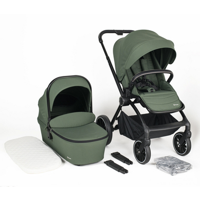 babyGO Kinderwagen Harmony green/black Frame von Babygo