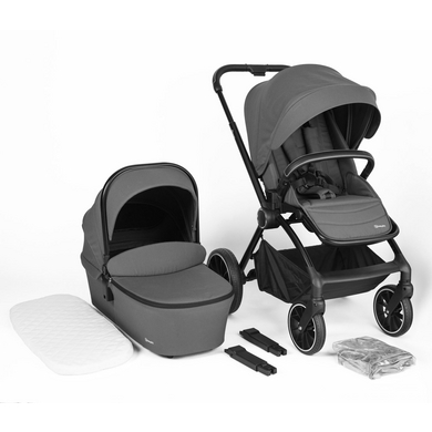 babyGO Kinderwagen Harmony grey/black Frame von Babygo