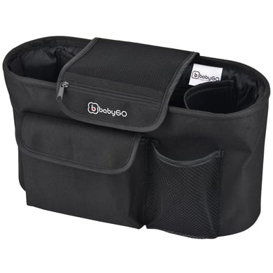 babyGO Kinderwagen Organizer Black von Babygo