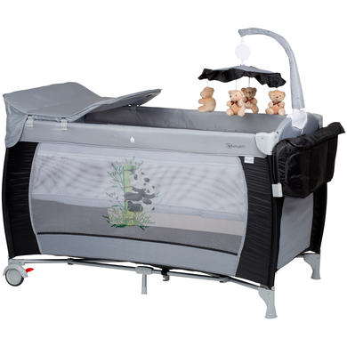 babyGO Reisebett Sleeper delux - black von Babygo