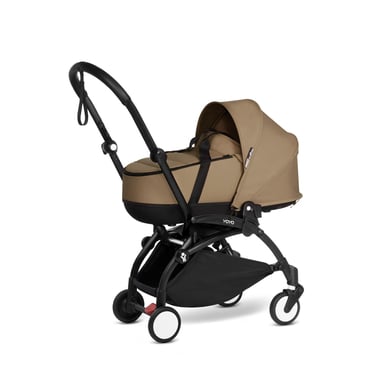 BABYZEN Kinderwagen YOYO2 0+ Black mit Liegewanne Toffee von Babyzen