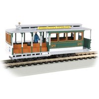 BACHMANN 60536 H0 Green & Gray Cable Car with Grip Man, Washington & Jackson von Bachmann