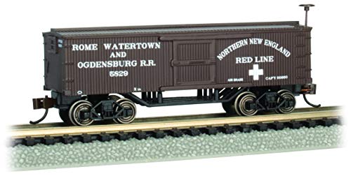 Bachmann Spur N Old-Time Wood Boxcar Rome, Watertown and Ogdensburg von Bachmann