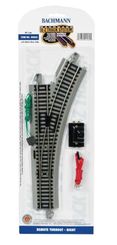 Bachmann Trains Snap-Fit E-Z Track Remote Turnout - Right von Bachmann