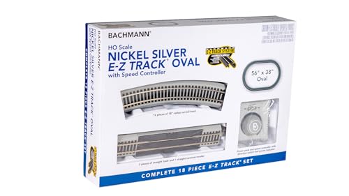 Bachmann Züge - Snap-Fit E-Z Track® - Neusilber Oval mit Geschwindigkeitsregler - HO-Skala von Bachmann