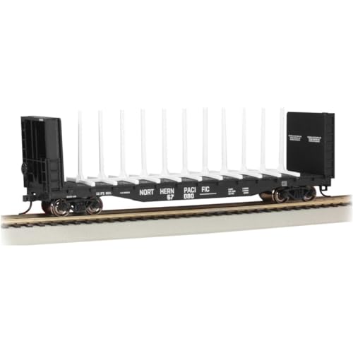 Spur HO - Bachmann 52' Centerbeam Bulkhead Flatcar Northern Pacific Spur HO - Bachmann 52' Centerbeam Bulkhead Flatcar Northern Pacific von Bachmann