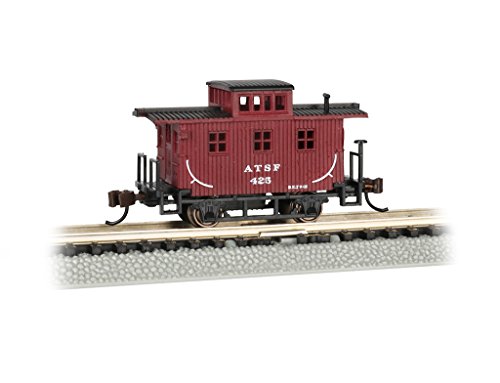 Spur N - Old-Time Wood Caboose Santa Fe von Bachmann