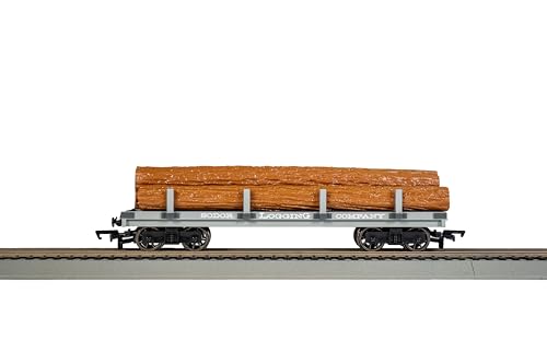 Thomas & Friends Sodor Logging Company Flacher Wagen mit Holzscheiten – HO-Maßstab von Bachmann