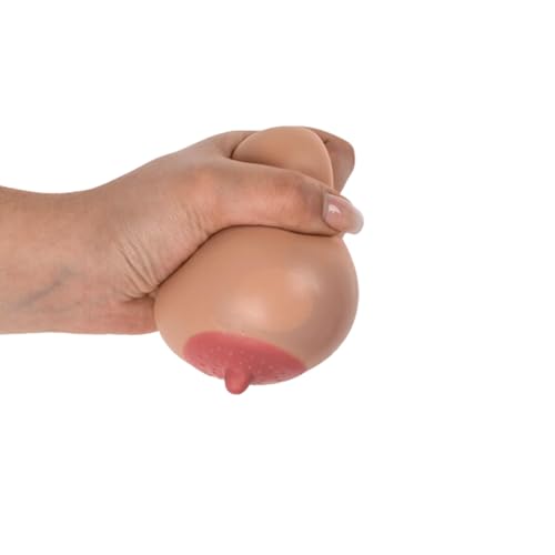 Bada Bing Quetschball Brust Antistress-Ball Knetbrust Squeeze Busen lustiges Geschenk für Single Männer Knetball Scherzartikel 53 von Bada Bing