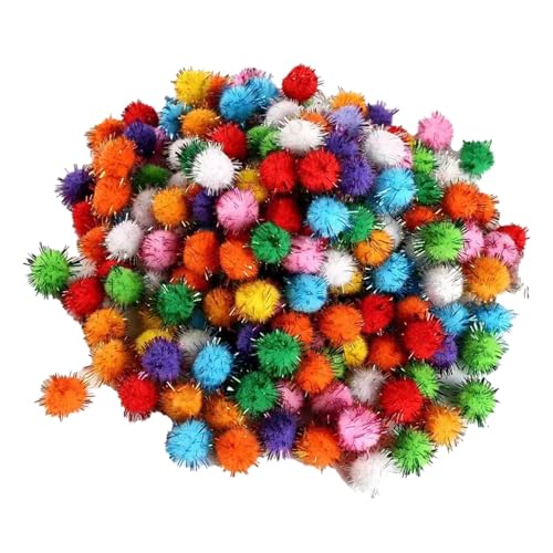 Badiman 240 Stück Pompons Bastelmaterial DIY Kunsthandwerk Dekoration Weiche Flauschige Bälle für Kreative Projekte Schule Feiern Weihnachten, Style B Badiman 240 Stück Pompons Bastelmaterial DIY Kunsthandwerk Dekoration Weiche Flauschige Bälle für Kreative Projekte Schule Feiern Weihnachten, Style B von Badiman