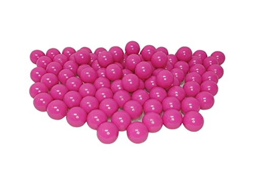 100 Bio Bällebad Bälle aus nachwachsenden Zuckerrohrrohstoffen (7cm Ø, Pink 41) von Bällebad24