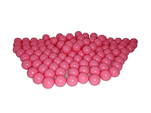 100 Bio Bällebad Bälle aus nachwachsenden Zuckerrohrrohstoffen (7cm Ø, Rosa 89) von Bällebad24